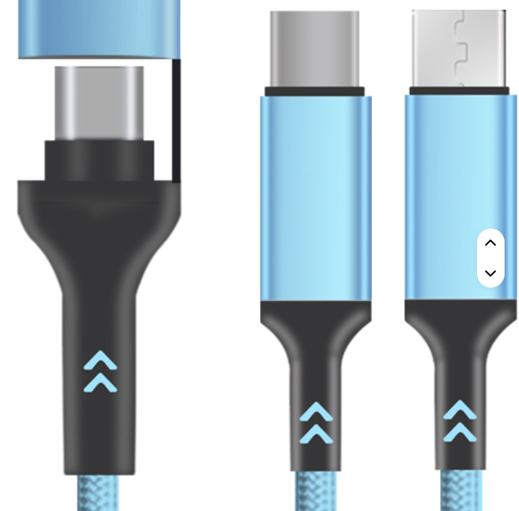 60W 3-i-2 USB-C KABEL