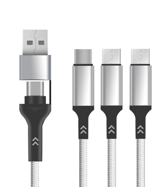 60W 3-i-2 USB-C KABEL